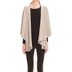 Look by M Women's Draped Basic Shawl Vest